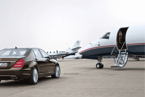 Taxi de l'aéroport de Lyon au centre ville